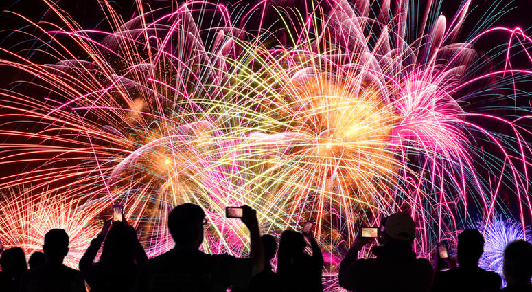 watching fireworks watching fireworks