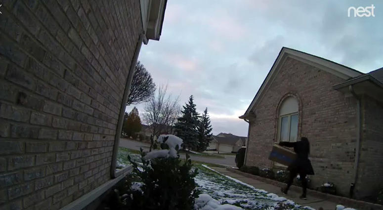 woman stealing packages woman stealing packages
