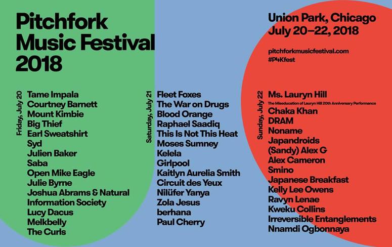 Pitchfork Music Festival 2018 Pitchfork Music Festival 2018
