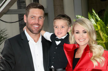 Mike Fisher and Isaiah Michael Fisher attend as Carrie Underwood is honored with a star on The Hollywood Walk of Fame Mike Fisher and Isaiah Michael Fisher attend as Carrie Underwood is honored with a star on The Hollywood Walk of Fame