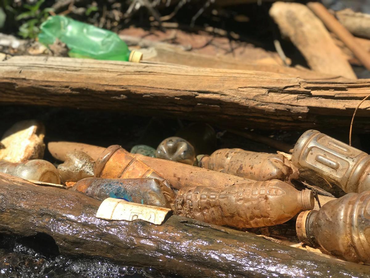 More trash collected from the Reedy River on Earth Day 2019 Trash collected from the Reedy River on Earth Day 2019 by Entercom Greenville staff and other volunteers