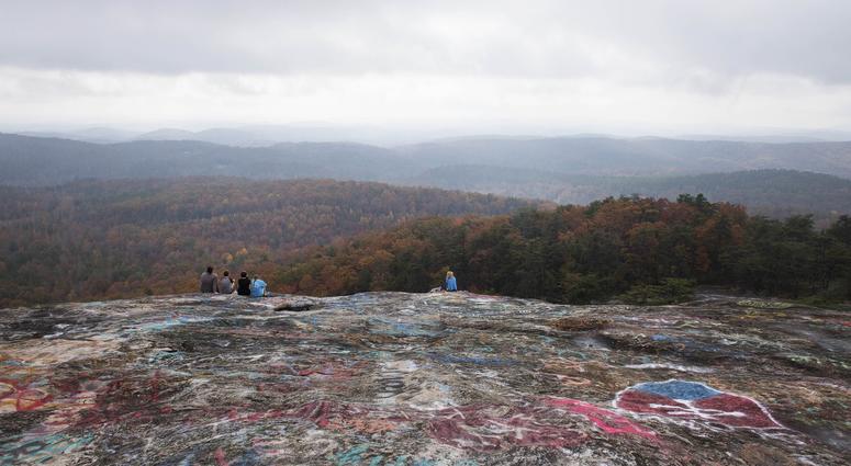 Bald Rock Heritage Preserve in the fall Bald Rock Heritage Preserve