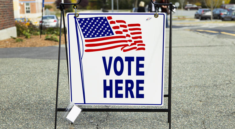 Do you know the location of your polling place? Polling place, vote here