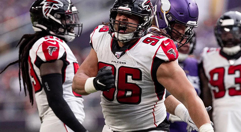 Atlanta Falcons defensive tackle Tyeler Davison Atlanta Falcons defensive tackle Tyeler Davison