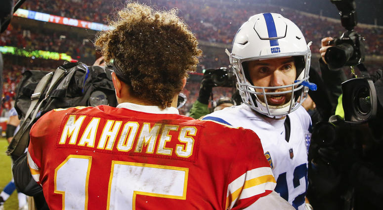 Patrick Mahomes, Andrew Luck Patrick Mahomes, Andrew Luck