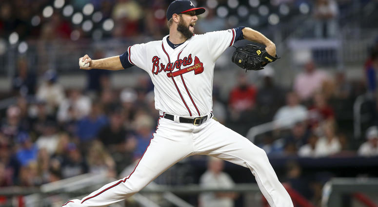 Chris Martin, one of three relievers the Braves added at the trade deadline