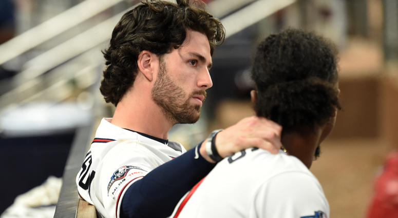 Atlanta Braves Infielders Dansby Swanson and Ozzie Albies