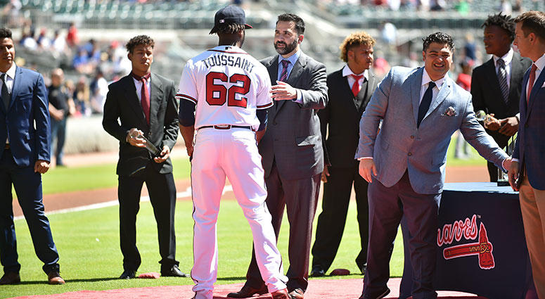 Atlanta Braves general manger Alex Anthopoulos Atlanta Braves general manger Alex Anthopoulos