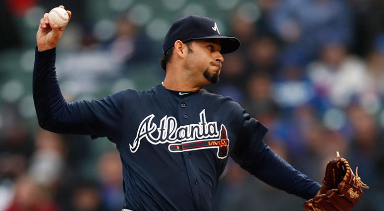 Atlanta Braves starting pitcher Anibal Sanchez Atlanta Braves starting pitcher Anibal Sanchez