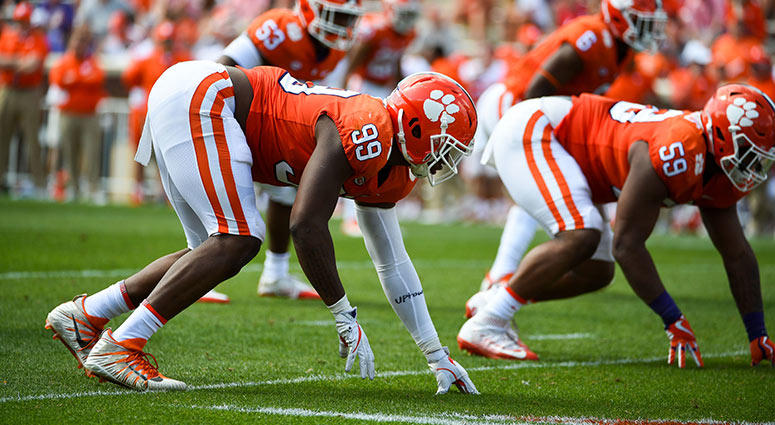Clemson Tigers defensive end Clelin Ferrell Clemson Tigers defensive end Clelin Ferrell