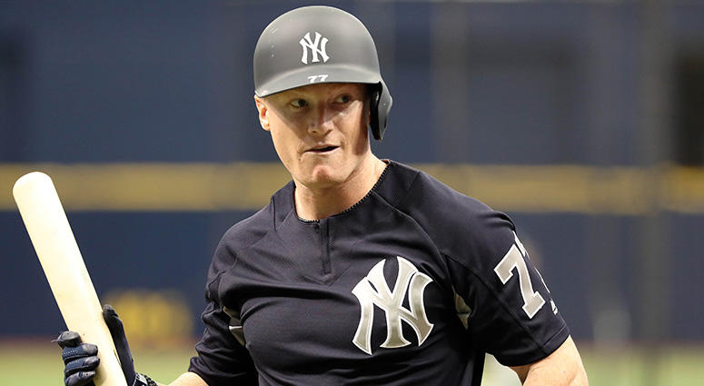New York Yankees left fielder Clint Frazier New York Yankees left fielder Clint Frazier