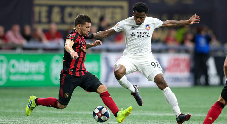 Atlanta United midfielder Eric Remedi Atlanta United midfielder Eric Remedi