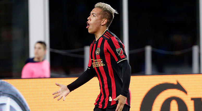 Atlanta United midfielder Ezequiel Barco Atlanta United midfielder Ezequiel Barco