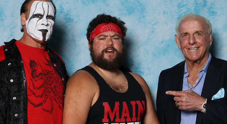 Beau Le Blanc with Sting and Ric Flair Beau Le Blanc with Sting and Ric Flair