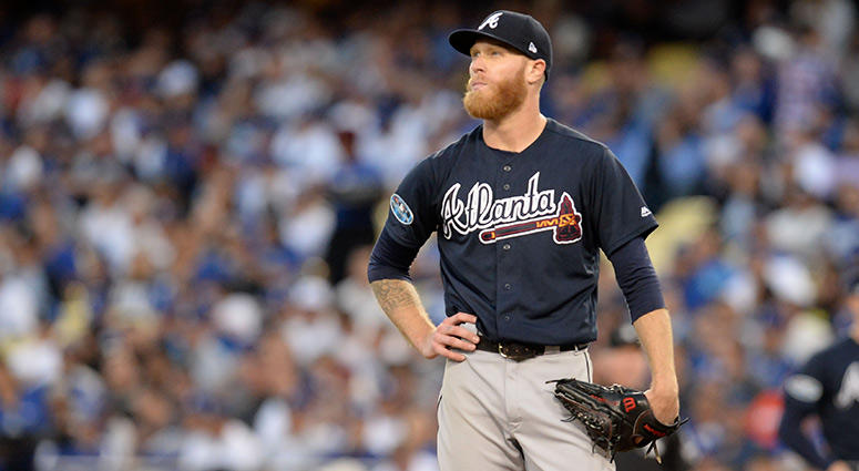 Atlanta Braves starting pitcher Mike Foltynewicz Atlanta Braves starting pitcher Mike Foltynewicz