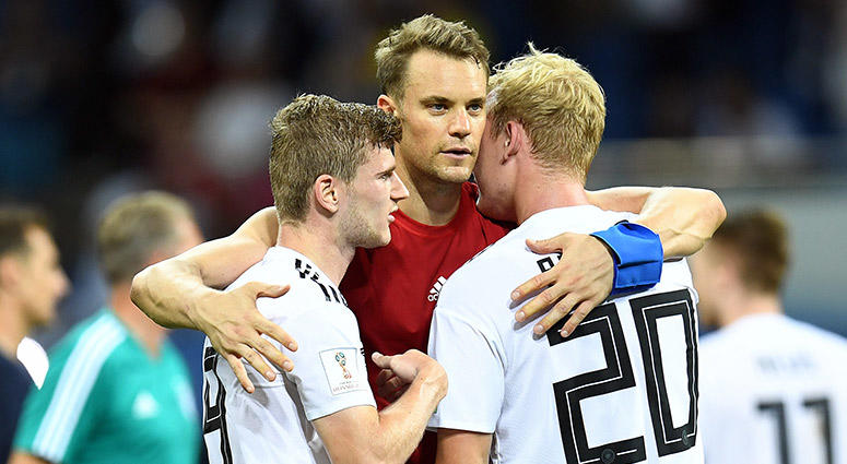 Germany goalkeeper Manuel Neuer Germany goalkeeper Manuel Neuer