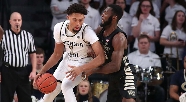 Georgia Tech Yellow Jackets forward James Banks III Georgia Tech Yellow Jackets forward James Banks III