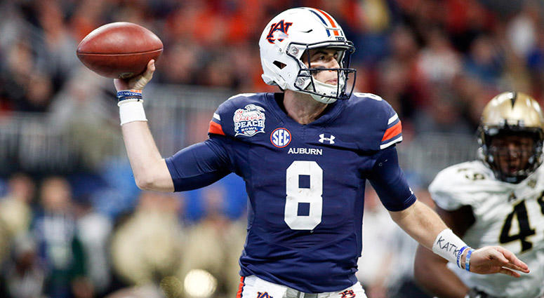 Auburn Tigers quarterback Jarrett Stidham Auburn Tigers quarterback Jarrett Stidham