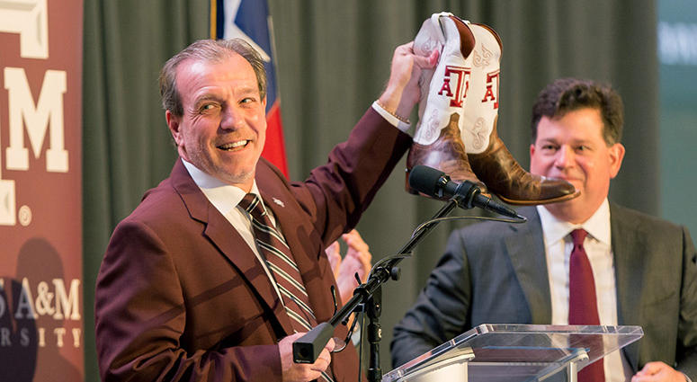 Texas A&M head coach Jimbo Fisher Texas A&M head coach Jimbo Fisher