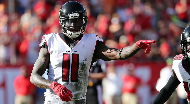 Atlanta Falcons wide receiver Julio Jones Atlanta Falcons wide receiver Julio Jones