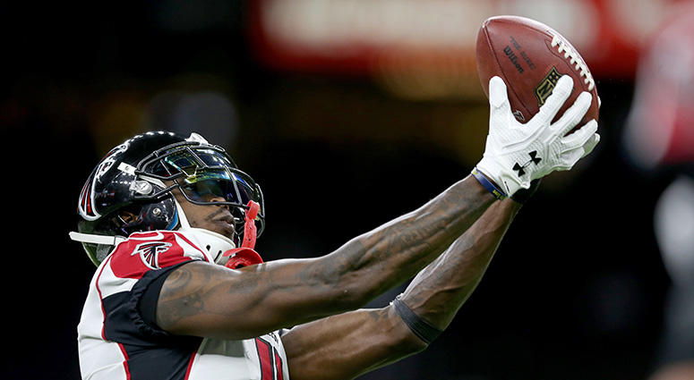 Atlanta Falcons wide receiver Julio Jones Atlanta Falcons wide receiver Julio Jones