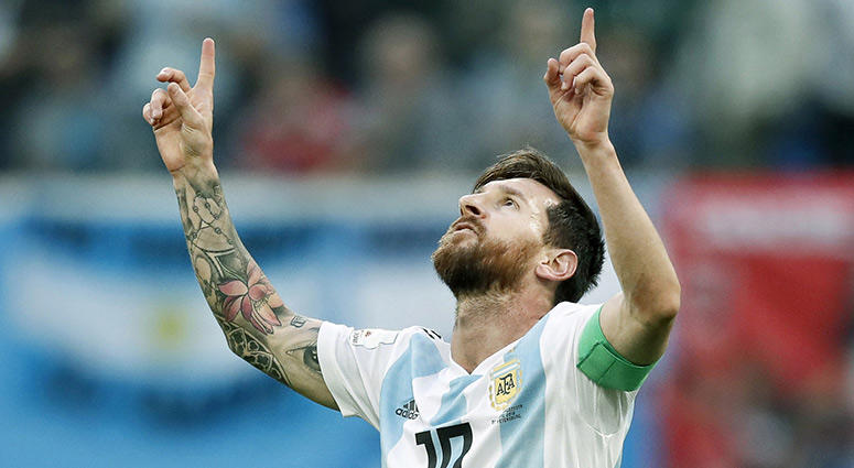 Argentina player Lionel Messi Argentina player Lionel Messi