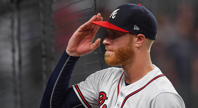 Atlanta Braves starting pitcher Mike Foltynewicz Atlanta Braves starting pitcher Mike Foltynewicz