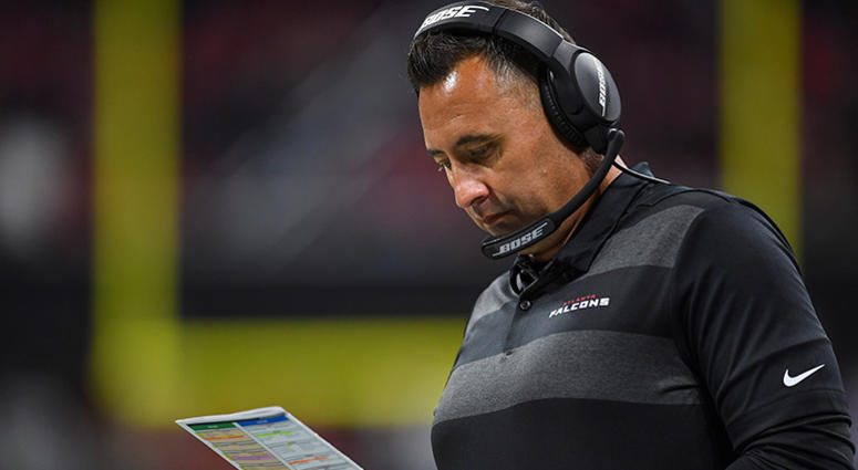 Atlanta Falcons offensive coordinator Steve Sarkisian Atlanta Falcons offensive coordinator Steve Sarkisian