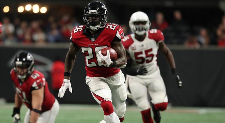 Atlanta Falcons running back Tevin Coleman Atlanta Falcons running back Tevin Coleman