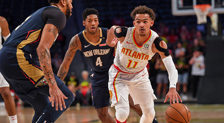 Atlanta Hawks guard Trae Young Atlanta Hawks guard Trae Young