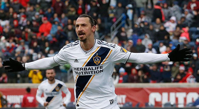 Los Angeles Galaxy forward Zlatan Ibrahimovic Los Angeles Galaxy forward Zlatan Ibrahimovic